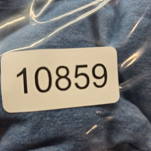 Womens Ci Sono Blue Denim Tunic Shirt Snap Button Up Roll Tab Sleeves Cotton XL - Picture 7 of 7